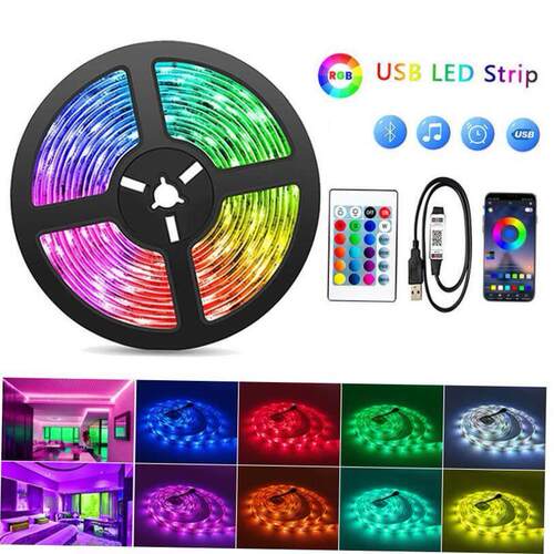 Led Strip 20M Led Light For Room 5V Rgb Tape 2835 5050 15M