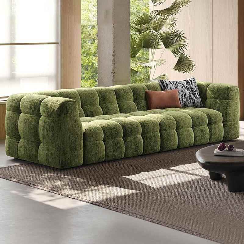 法式高级雪尼尔棉花糖布艺沙发客厅家用小户型直排出租房云朵沙发