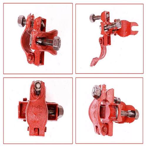 建筑镀锌扣件钢管旋转扣件 脚手架卡扣十字锻造扣件悬梁对接卡扣