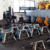 厂丸家供构应抛丸机配404件抛器抛头抛器护罩结丸紧凑支持定制