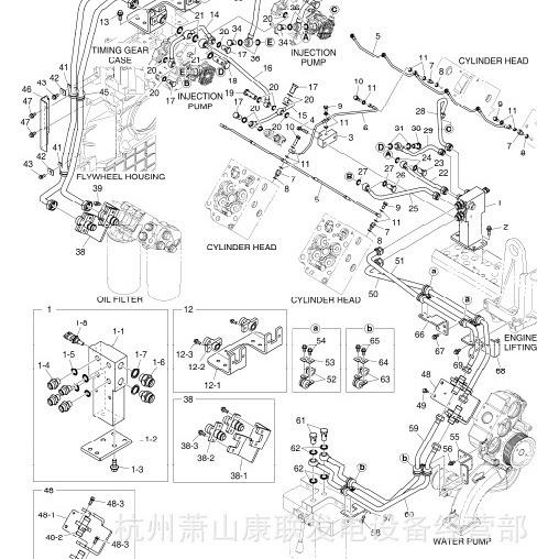90CM1025六角法兰螺栓DP222CC斗山