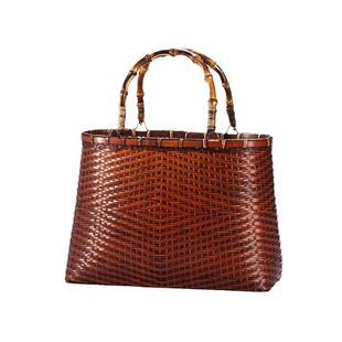 手工竹编包中式复禅意茶服包竹篮子茶艺茶具收纳包女士手提包