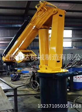 全液压一吨车载吊机船用液压单臂起重机货车改装随车吊车载吊机