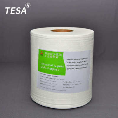 工业无尘擦拭纸吸油吸水汽车零部件喷漆轨道无纺布大卷压花61003Y