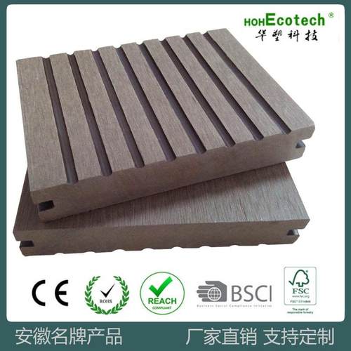 户外木塑WPC地板一代实心140*25塑木景观工程园林室外装修防腐木
