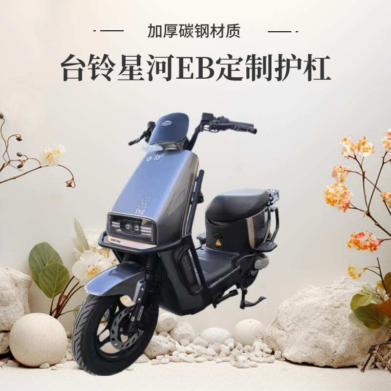 台铃星河EB护杠电动车保险杠加厚防撞杠尾箱后货架改装配件