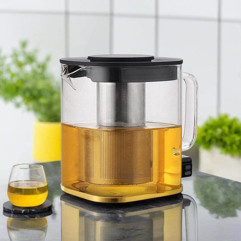 耐高温泡茶壶明火直烧家用玻璃壶煮茶直火烧水壶黑晶炉加热冲茶器