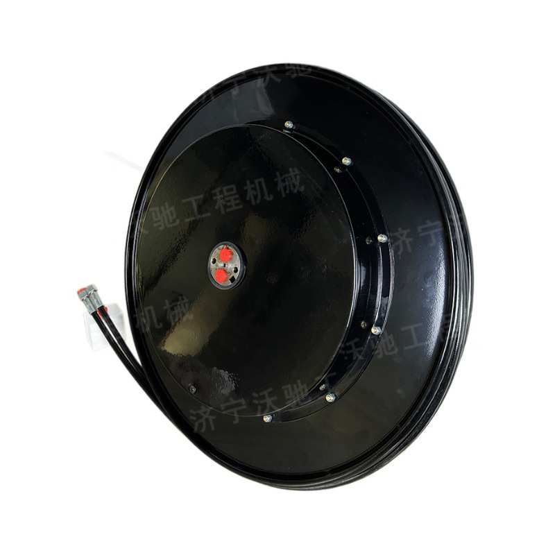 盘油管电动液压伸缩软管卷器线卷筒高卷管定制液压收纳空车器自动