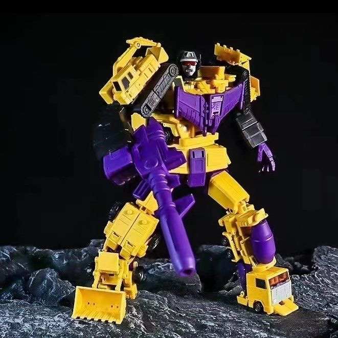 黄色 MS魔方 大力神C套吊车翻斗车 小力神 MS-B39 MS-B40 abc全套