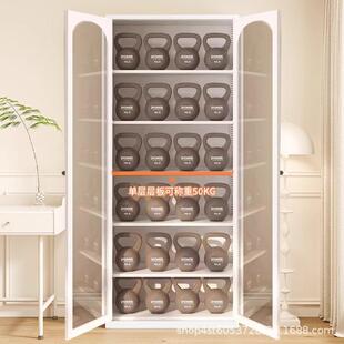 钢制书柜新款 带门防尘玻璃门展示柜客厅储物柜儿童学生收纳落地柜