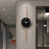 饰创意钟表 石英钟北欧艺术大气装 挂钟客厅家用时尚 墙上免打孔挂式