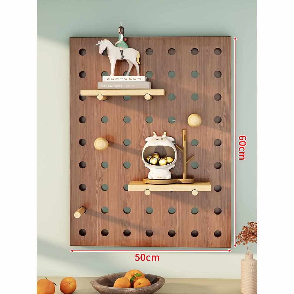 电表客厅免开关电闸箱装饰置箱配电箱遮挡打孔创意物木质板架洞洞