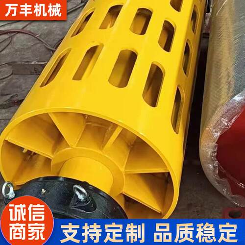 厂家供应矿用改向滚筒传动重型组装滚筒聚氨酯包胶滚筒
