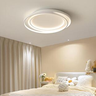 主卧吸顶灯室2502年新款 奶风广东中589油山灯具简约现代房间书房