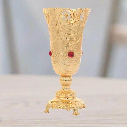 Golden Flower Vase Flower Pot Decorative Vase Tabletop