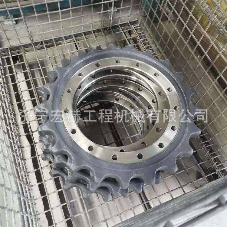 挖掘机链0条PC2底00-8支21-8链PC200-8轨重轮引导轮驱动齿盘件