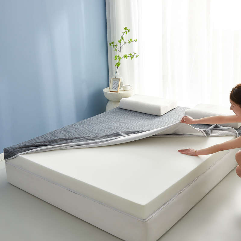 可拆卸海绵床垫家用记忆棉单双人软垫酒店榻榻米学生床1.5高密