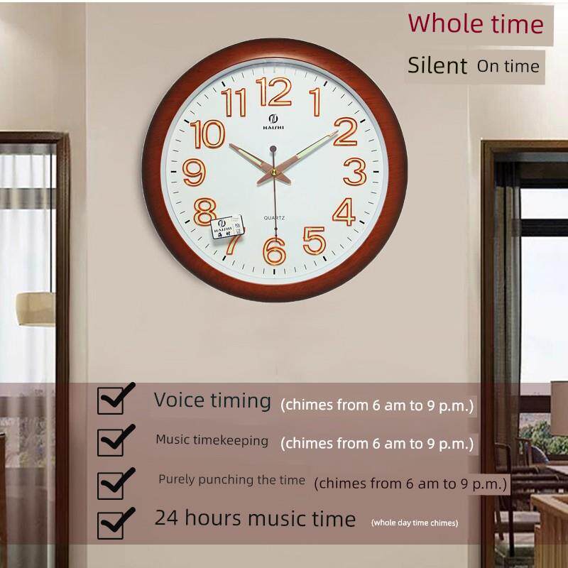 上海海时整点自动报时挂钟大音量语音说话音乐钟声多种报时方式