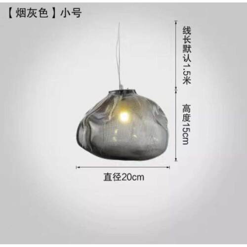 艺术灯简约北欧楼梯样板间餐厅新款别墅吊灯组合云朵玻璃吧台创意