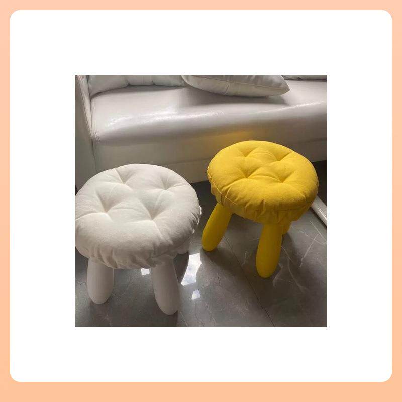 新款直销?简约纯色布圆形凳子坐垫套 高脚凳椅垫罩蒲团 吧台松紧