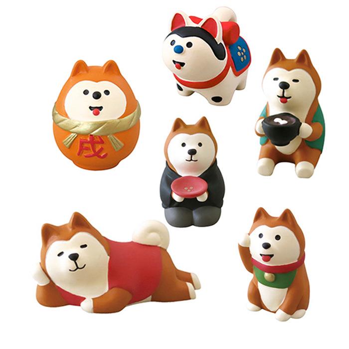 狗年公仔贺岁吉祥物招财柴犬可爱狗日式猫ZAKKA小摆件