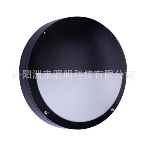 ZOLAI洲来 压铸工厂全压铸e27灯头直径275mm 半遮光户外led壁灯