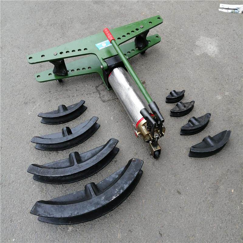 HHW-4手动液压弯管机 煨弯机90度 钢管成型压弯机重量轻