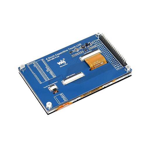 4.3inch Capacitive Touch LCD电容触摸显示屏 IPS液晶屏800×480