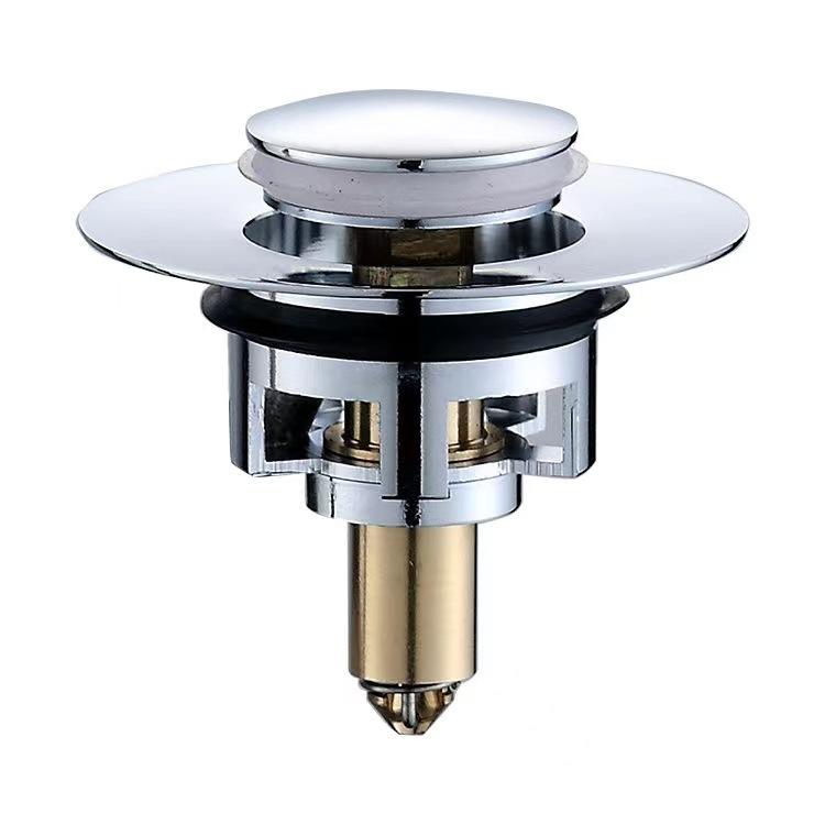 洗脸盆跨境下水弹跳面盆下水器