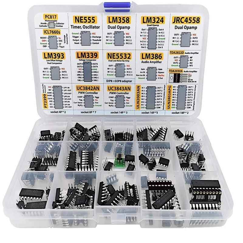 XL IC芯片分类150个运算放大器 振荡器 PC817 NE555 LM358 LM324