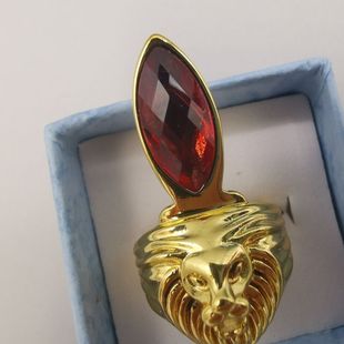 雷欧奥特艾斯变身器狮子之瞳动漫雷欧戒指男士韩版纯银时尚个性