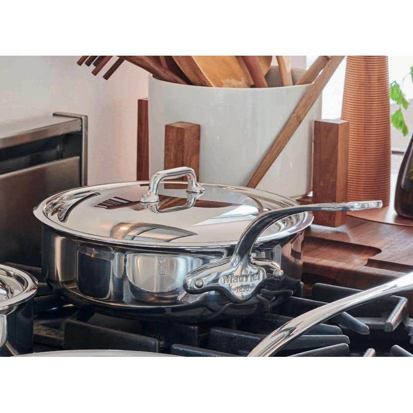 法国产 Mauviel M Cook 五层不锈钢深煎锅 主厨锅