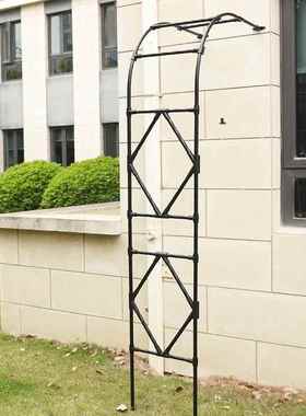 半拱门架爬藤架外月台季铁艺弧形半边拱户形支架庭院花88008园阳