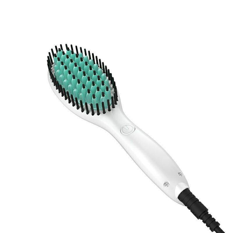 厂家销售迷你直发器美发工具按摩梳直发器陶瓷釉PSE认证直发梳
