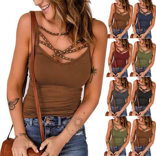 Women's camisole vest top T-shirt 女装吊带背心上衣T恤