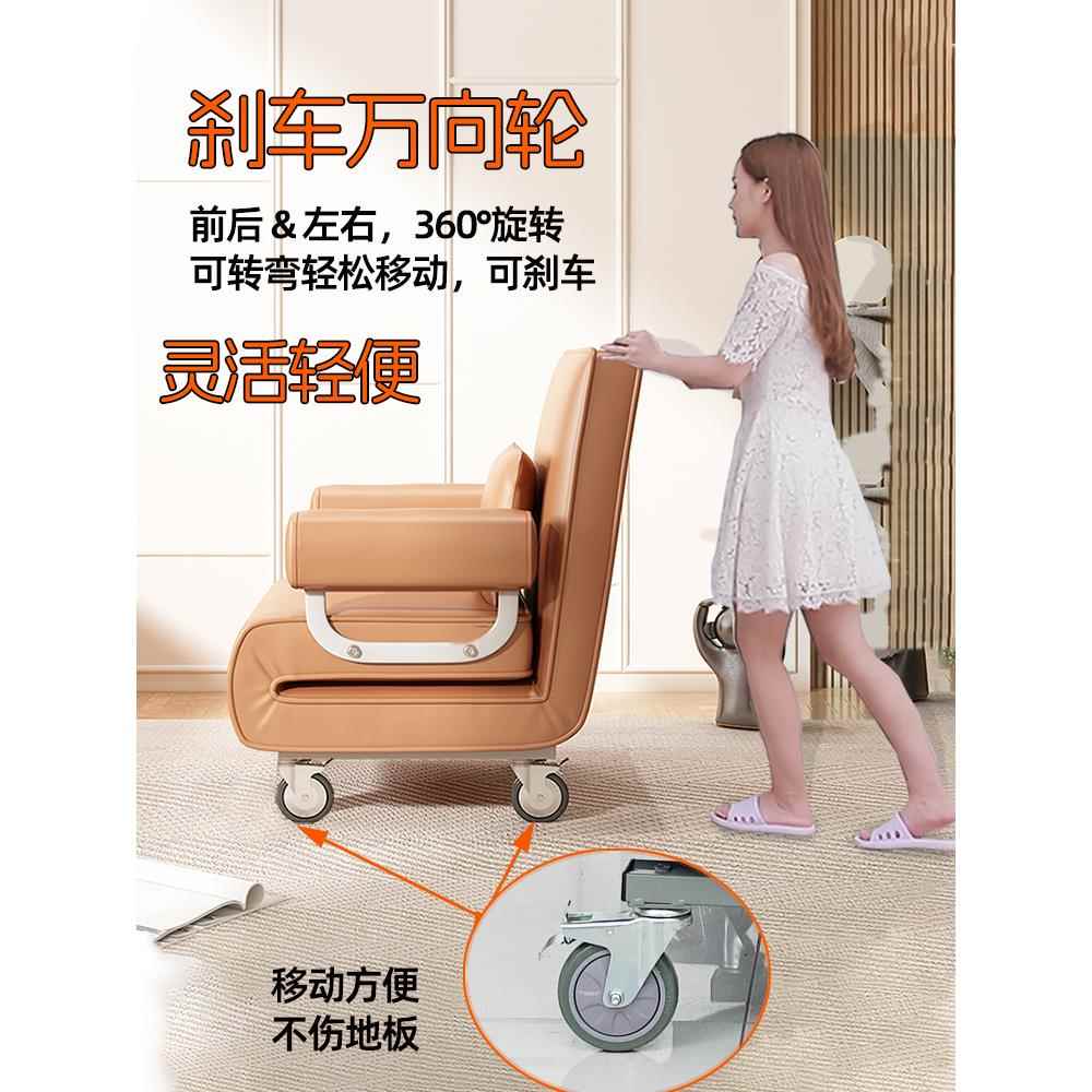 cs叠可单移动科布沙发技床可折两用双人小户型客厅阳台书KL-SF80