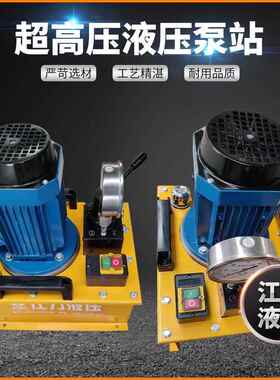 超高压液压泵站DS0.8L/106小型220V38SV双油路大流量非标液压系统