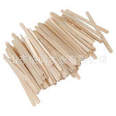 厂家直供木质咖啡搅拌棒桦木光滑纸包装 激光印烫金无毛刺面曲