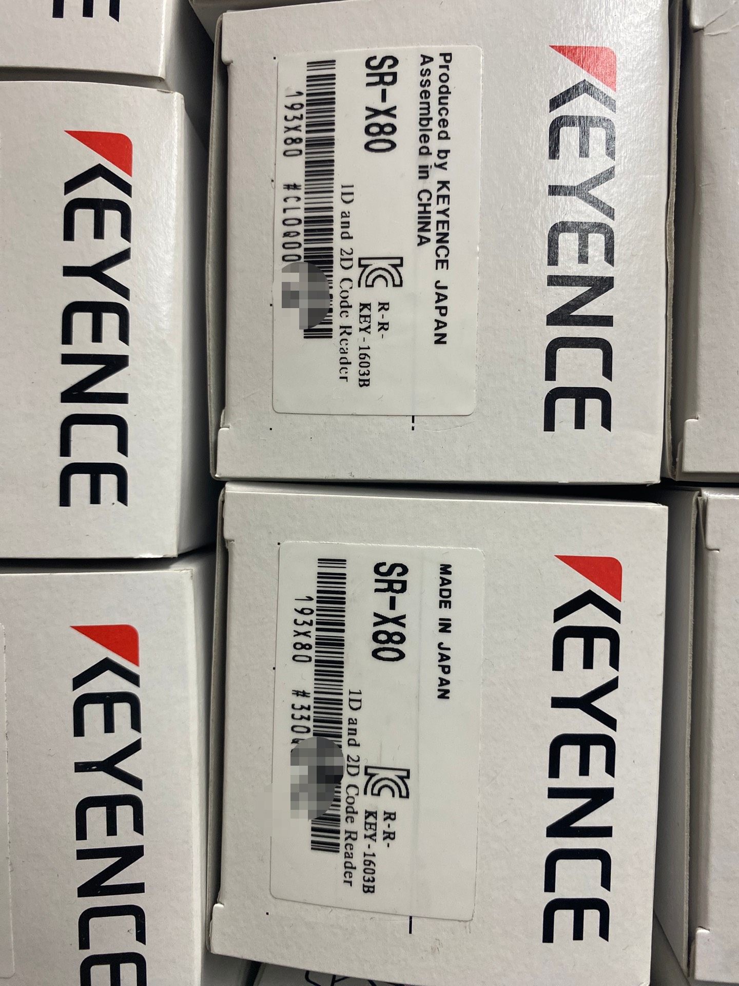 基恩士SR-X80，全新正品码盒一致