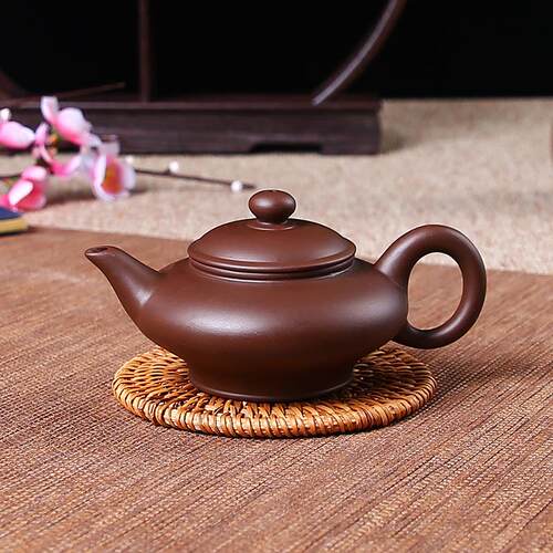xyt宜兴紫砂壶纯全手工小茶壶冲罐过滤泡茶壶功夫茶具套装老紫泥