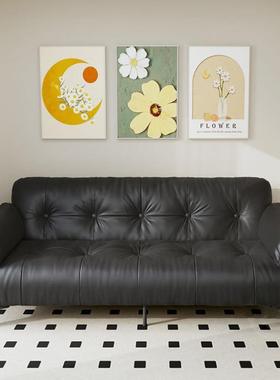 猫抓皮办沙发床一体两用简约现厅代小户客出租房公室型可折AFJ叠