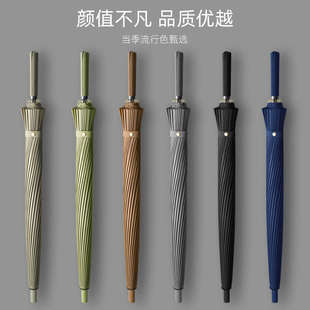 雨伞结实男抗加固大号遮阳风暴双人全自动女士超大长柄伞家用加厚