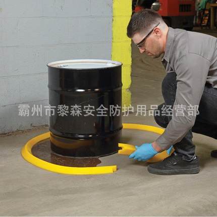 化学品泄漏防溢围堤JSY-603机器周边泄漏堵漏条控制泄漏范围