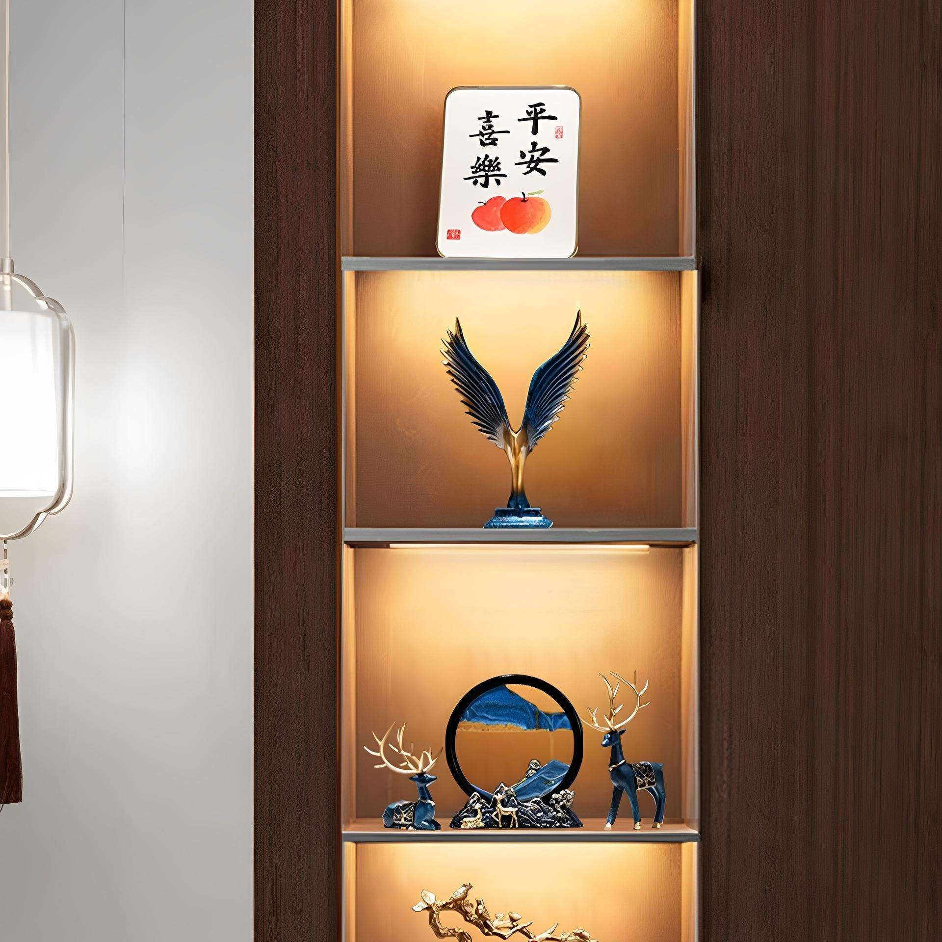 流沙画意品沙漏摆件家居饰品创电视柜客厅酒公柜玄关装饰办F995T8