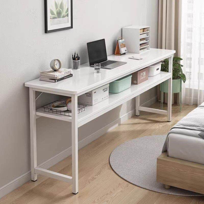 家用小型卧室床边桌窄电脑桌长条桌子小户型办公桌书桌台式学习桌