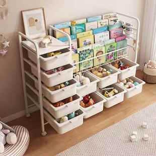 移动架书架用绘具本儿童阅读宝HTB宝书家柜多层玩落地收纳简易置
