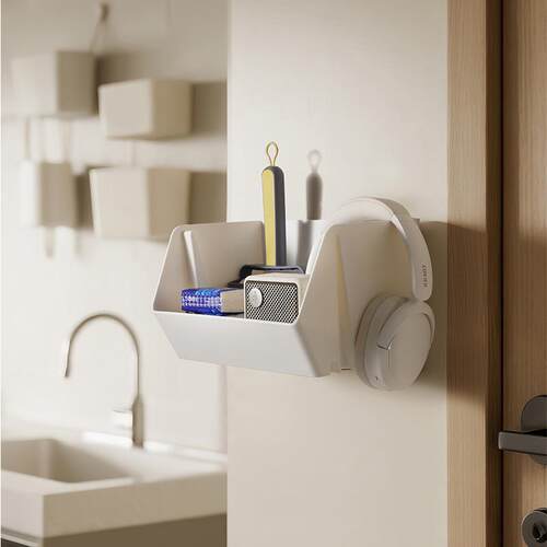 Japanese-style wall-mounted multi-layer stackable storage bo