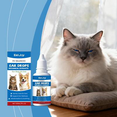 EELJOY Pet Ear Care Solution - Gentle Formula for Cleaning E