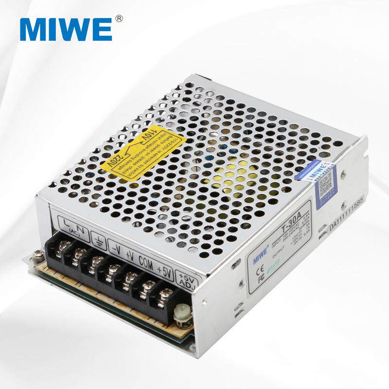 开关电源三组输出三路输出T-30A5V3A-5V0.5A12V1A直流稳压电源