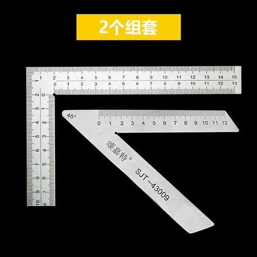 不锈钢门窗角度尺直角尺加厚拐尺45度90度铝合金塑钢门窗测量